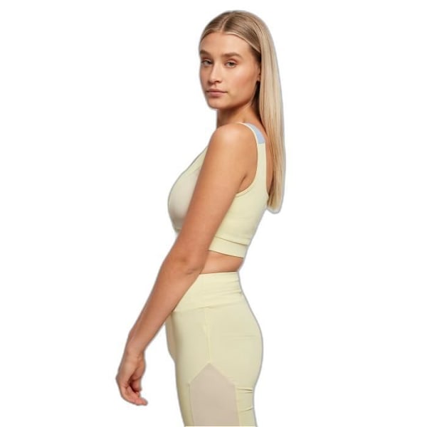 Brassière til kvinder Urban Classics Color Block - gul/grøn/rose - M gul/grön/rosa M