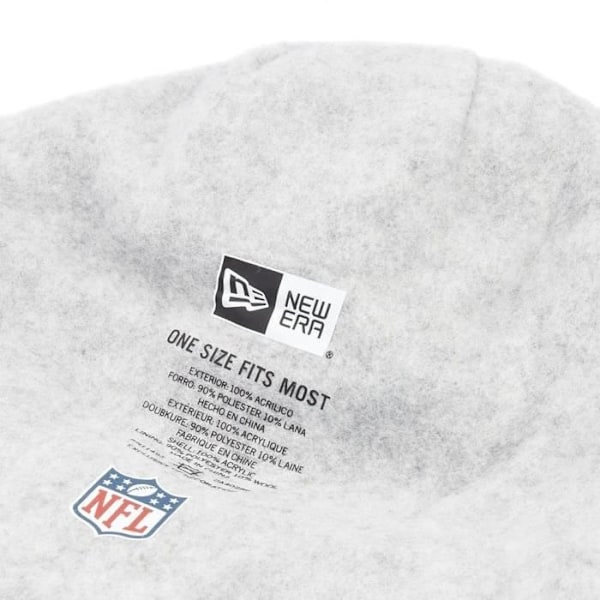 Uuden Euran NFL Shield musta fleece-talvihatun
