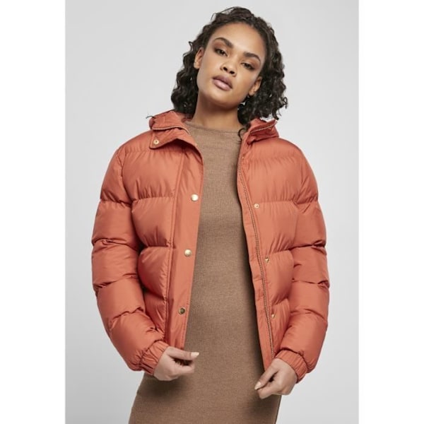 Veste dame Urban Classics med hætte - lys rød - XL Ljusröd XS