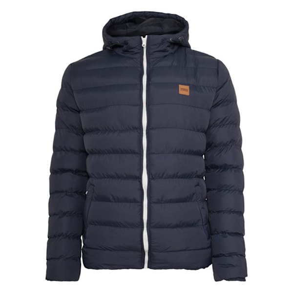 Parka i store størrelser - Urban Classic - Basic Bubble - 100% Polyamid - Med hætte - Lange ærmer svart/svart XXXXXL