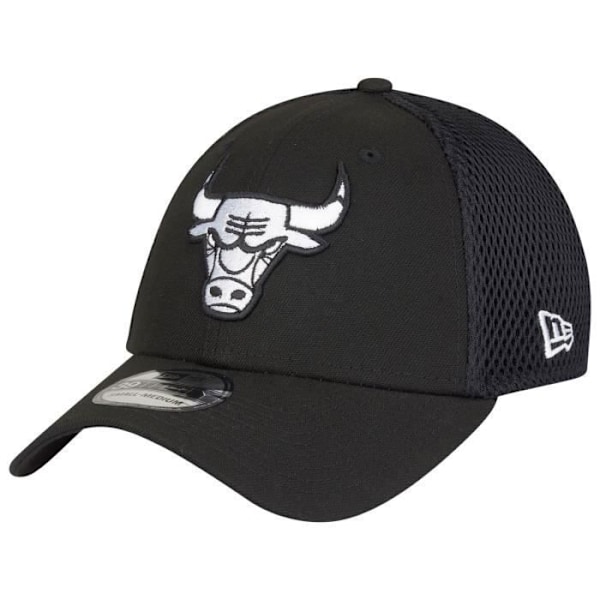 Casquette 39THIRTY - New Era - Chicago Bulls - Sort - 100% polyester - Stretch Fit Svart S / M