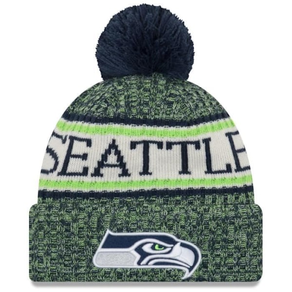 Hatt - New Era - NFL Sideline 2018 - Seattle Seahawks - Fleecefoder - Vinter