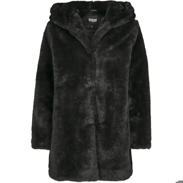 Manteau med hætte - Urban Classics Dame - Sort - Hætte - Kølige Dage sort S