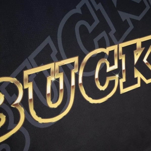 Hihaton paita - Milwaukee Bucks - Big Face 4.0 - 100% Poly Mesh - Pyöreä kaula-aukko - Regular malli Svart XL