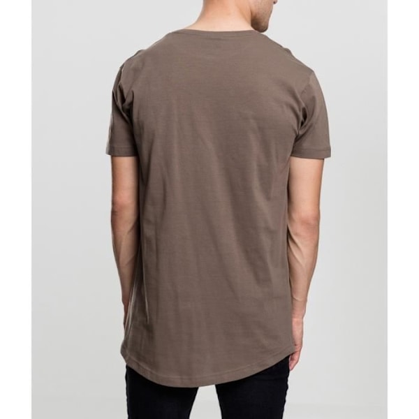 T-shirt lang tætsiddende - Urban Classics - Grøn - Lange ærmer - 100% bomuld - Mand Grön XS