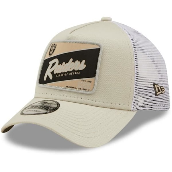 Casquette Trucker A-Frame - NEW ERA - Las Vegas Raiders - Beig - Mies - Urheiluvaatteet stenbeige