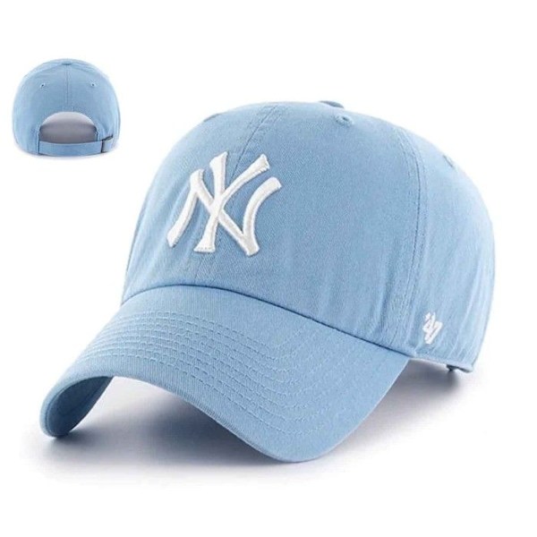 Justerbar keps - 47 Brand - New York Yankees - Blå - 100% bomull - Avslappnad stil columbia
