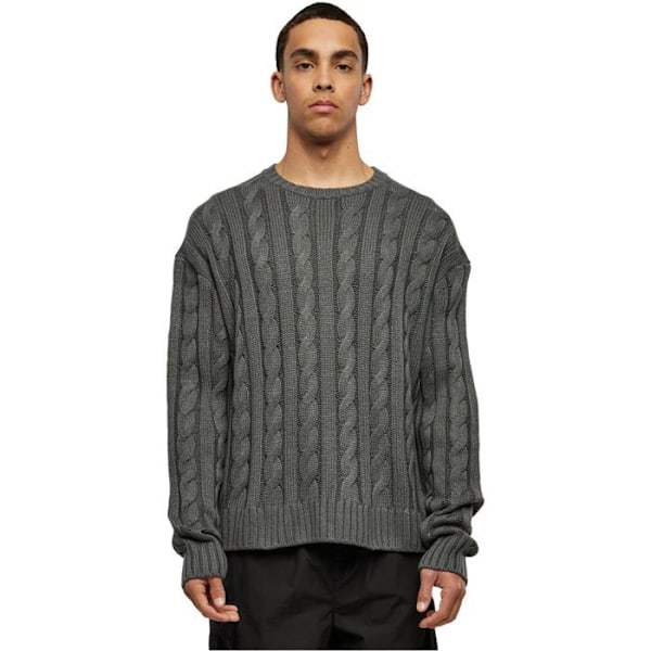 Trøje - Urban Classics - Boxy - Sort - Mand - 100% akryl svart XXXXXL