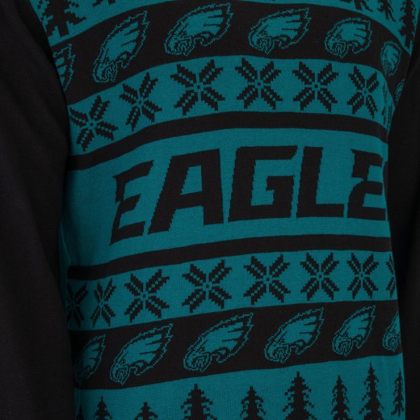 NFL Lags Ugly Sweater XMAS Tröja i stickat Philadelphia Eagles XL