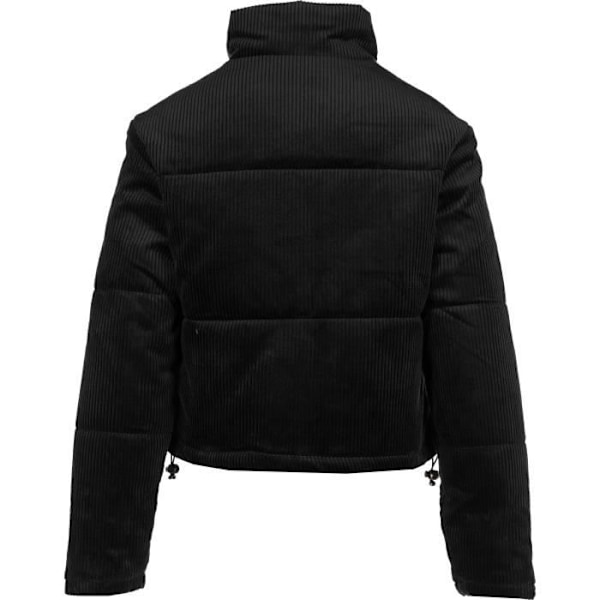 Urban Classics vinterjacka i ribbad sammet - Herr - Svart Svart XS