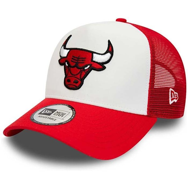 Trucker-kasket - New Era - Chicago Bulls - Sort - One Size - 100% Bomuld Vit