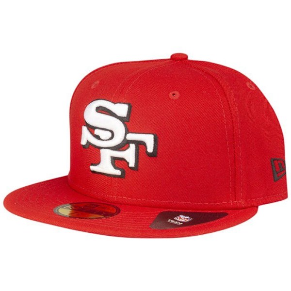 Uusi Aikakausi 59Fifty Fitted Lippalakki - ELEMENTAL San Francisco 49ers Röd 7