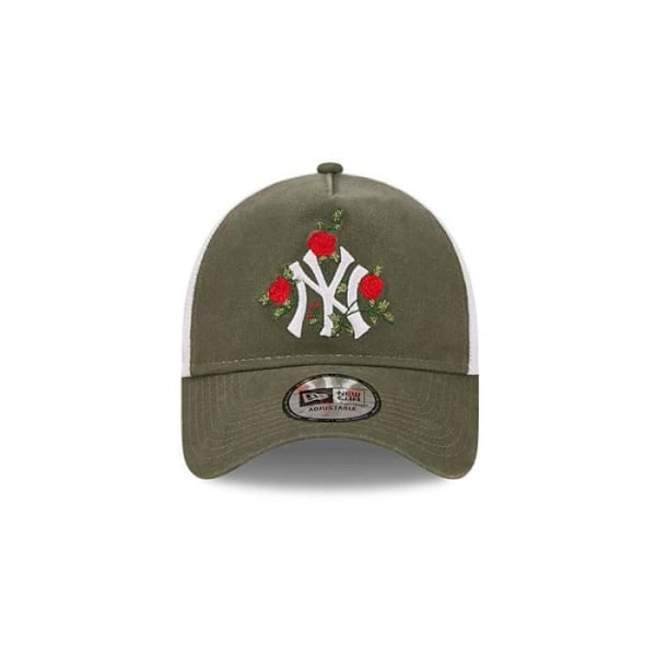 Casquette - NEW ERA - FLOWER TRUCKER NEYYAN - Vit, Grön - Strukturerad krone - Platt skärm Vit, Grön