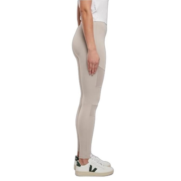 Urban Classics Dam Tech GT Mesh Leggings - grå - 2XL Grå XXL
