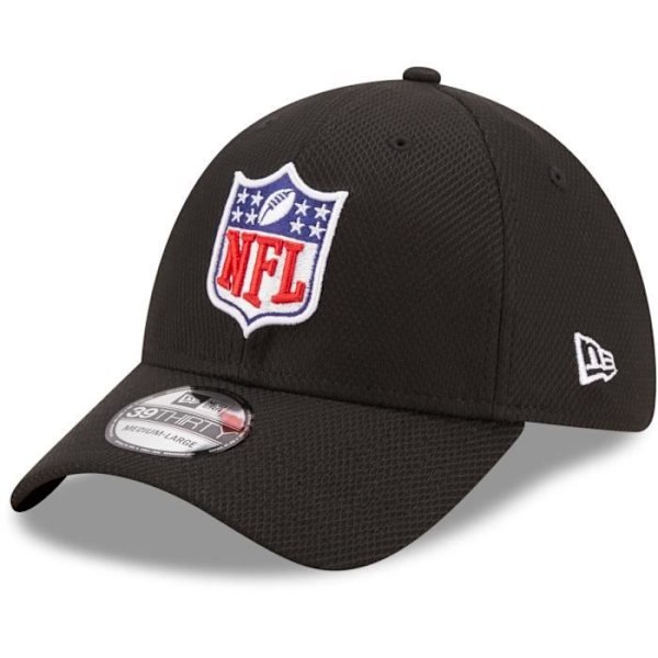 Casquette New Era 39Thirty Diamond Era - NFL SHIELD sort - Herre Svart S / M