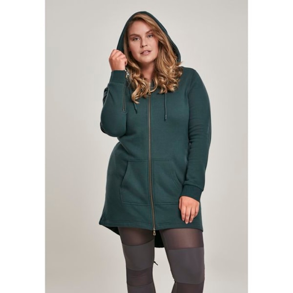 Damejakke dame - Urban Classic - Store størrelser - Flaskegrøn - Multisport - Komfortabel flaskegrøn XXXXXL