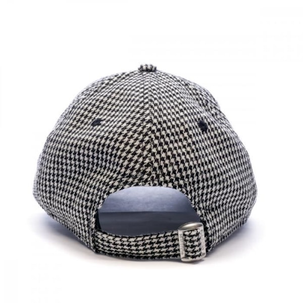 Grå keps för män New Era Yankees - Houndstooth-mönster - Böjd skärm - Justerbar storlek grå M/L