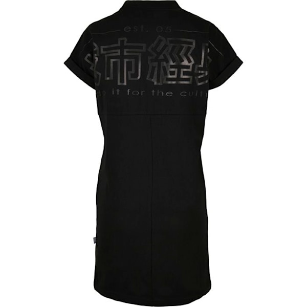 T-shirt kjole - Urban Classics - Kvinde - Mini sexy - 100% bomuld - Rund hals svart/svart S