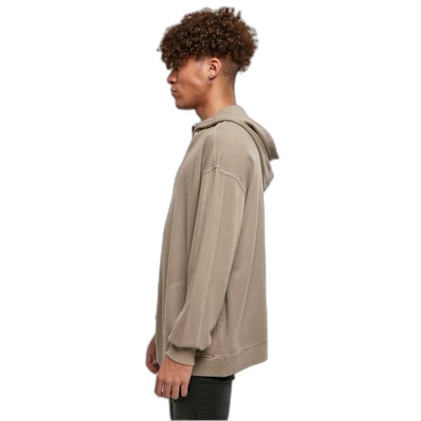 Urban Classics Overdyed Camp GT Hoodie - khaki - 4XL Kaki XXXXL