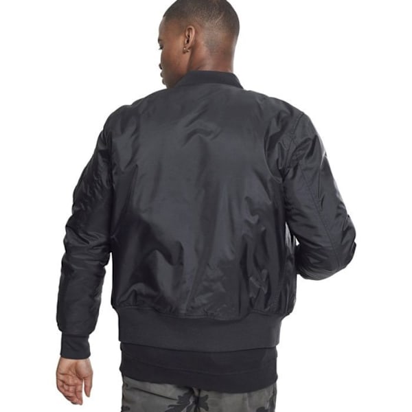 Jakke - Urban Classic - Basic Bomber - Sort - Unisex - Store størrelser sort XXXXXL
