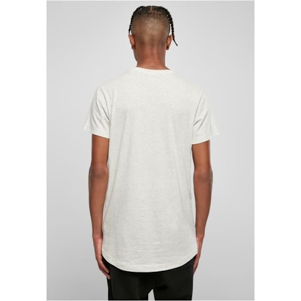 T-shirt - Urban Classics - Formet lang - Lys grå - 100% bomuld - Korte ærmer Ljusgrått M