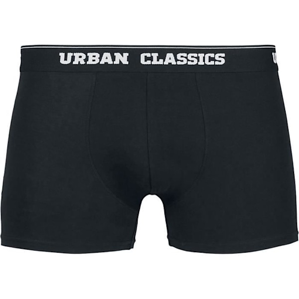 Boxerit - URBAN CLASSICS - 3 kappaletta - Valkoinen, Musta, Harmaa - Puuvilla 95% - Elastaania 5% vit/svart/grå S