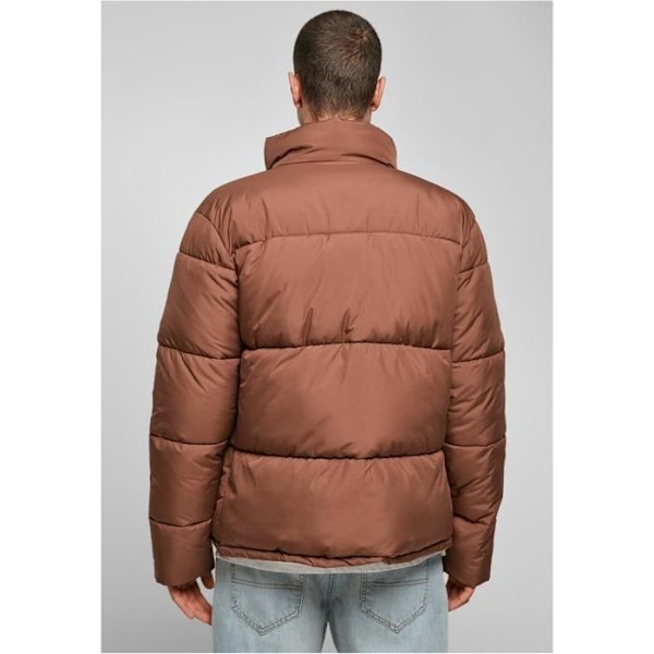 Kort dunjakke - Urban Classics - GT - Brun - Polyester - Mand kastanj XXXXXL