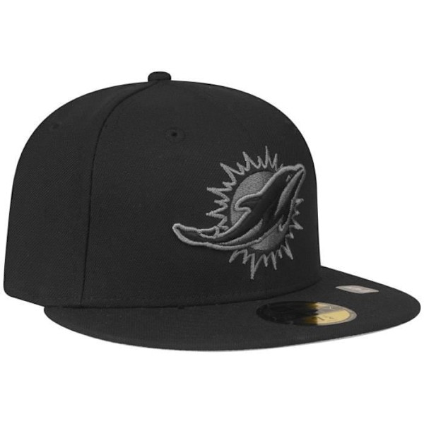 Uusi Aikakausi 59Fifty istuva lippis - NFL JOUKKUEET musta / grafiitti Miami Dolphins 8