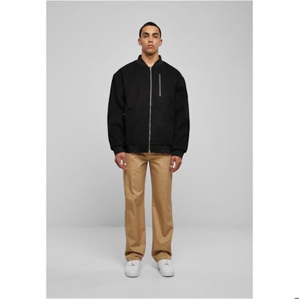 Blouson - Urban Classics - Bombardier - Polyester 100% - Oversize pasform - Flere lommer svart/svart XL