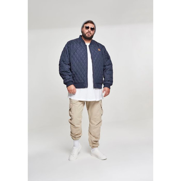 Parka - Urban Classics - Marineblå bomber - 100% polyester - Puf-effekt - Optimal pasform Bordeaux XXL