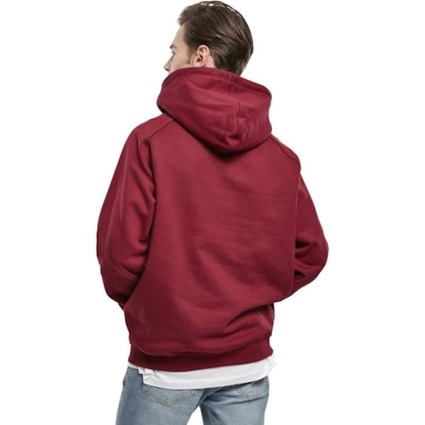 Hætte sweatshirt - URBAN CLASSICS - Bordeaux - Lange ærmer - Unisex - Størrelse op til 6XL Bordeaux XL