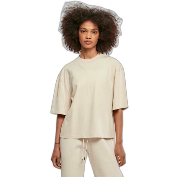 T-shirt til kvinder Urban Classics Organic Oversized GT - beige - 5XL Beige XXXXXL