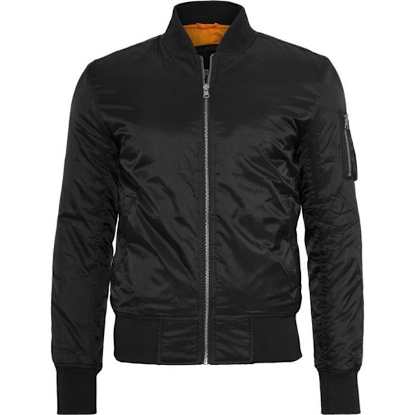 Jakke - Urban Classic - Basic Bomber - Sort - Unisex - Store størrelser sort XXXXXL
