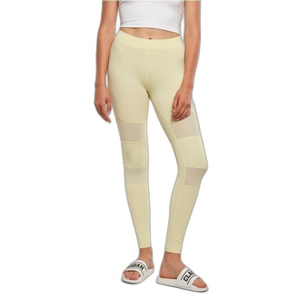 Naisten Urban Classics Tech Mesh legginsit - keltainen - S Gul S