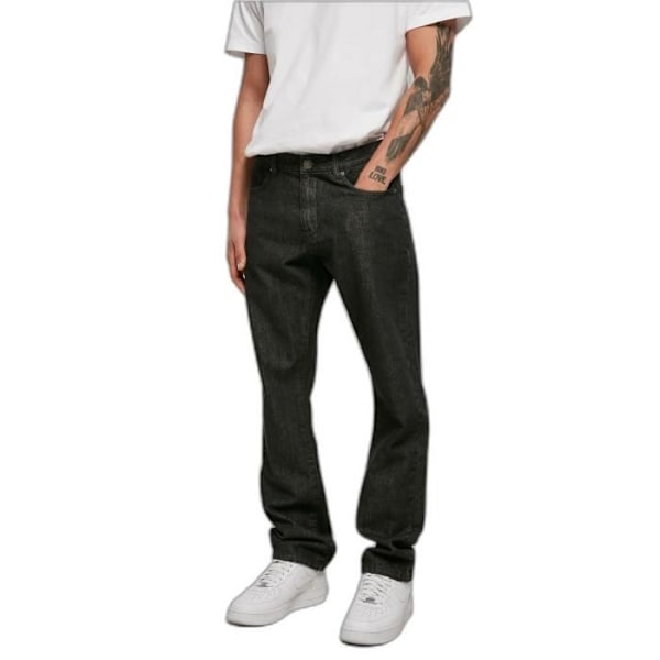 Jeans Urban Classics Økologisk Straight Leg Denim - sort - 28 Svart 28