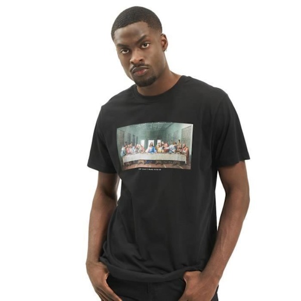 T-shirt til mænd Mister Tee Cant Hang With Us - Sort - Slim fit - Korte ærmer i bomuld Noir - 708800 XXL