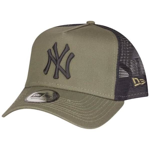Trucker Cap - New Era - New York Yankees - One size - 100% polyester - Urban stil oliv