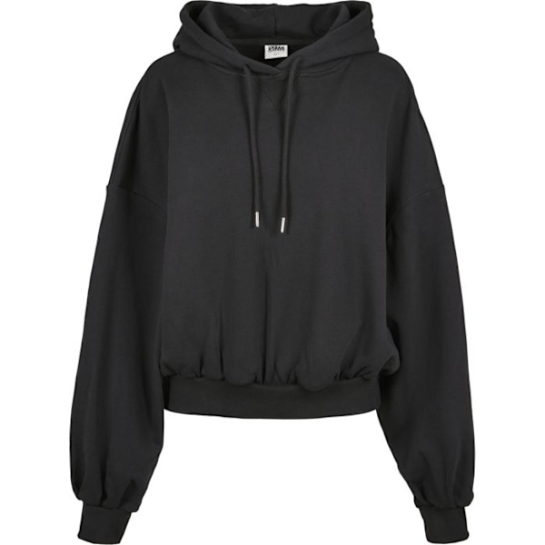 Hoodie - Urban Classics - Oversized - Sort - Dame - Økologisk bomuld svart XS/S
