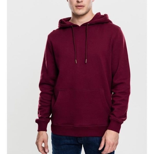 Urban Classics - Basic Sweat Hoody port rød Röd S