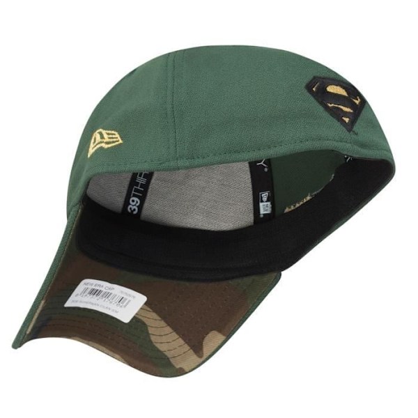 Casquette stretch New Era 39Thirty - SUPERMAN cilantro / camo - Herr Oliv S / M