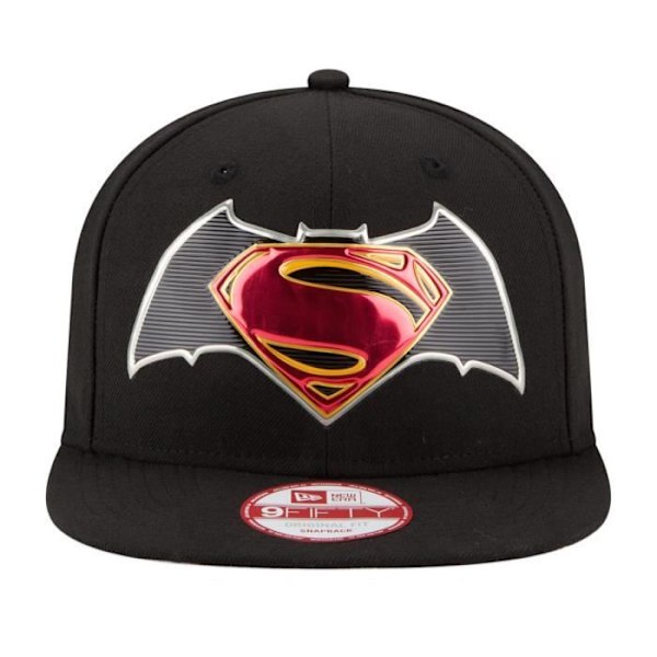 New Era 9Fifty Snapback Cap - Batman v Superman sort Svart S / M
