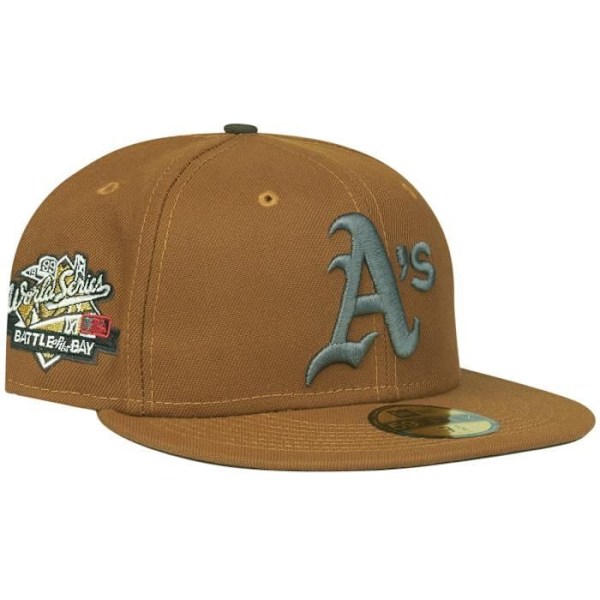 Casque New Era 59Fifty - Oakland Athletics - World Series 1989 - Brun/Vit - Man Brun 7