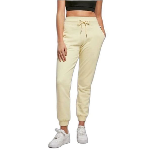 Joggingbukser - Urban Classics Organic - Gul - Økologisk bomuld - Høj talje - Kvinde