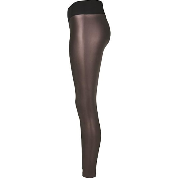Urban Classics Leggings i konstläder med hög midja Burgundy Legging Bourgogne M