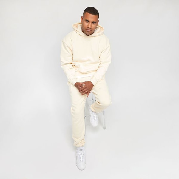 Byxor i sweatpant-stil - Urban Classics - Ultra Heavy GT - 100% bomull - Sidofickor - Regular passform vit/vit/vit XXXXXL