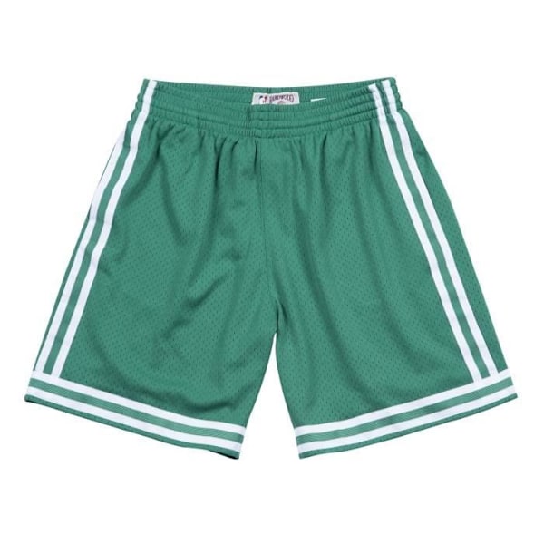 Basketballshortsit - M&N - Boston Celtics Road 1985-86 - Valkoinen - Miehet - Hengittävä grön keltisk XL