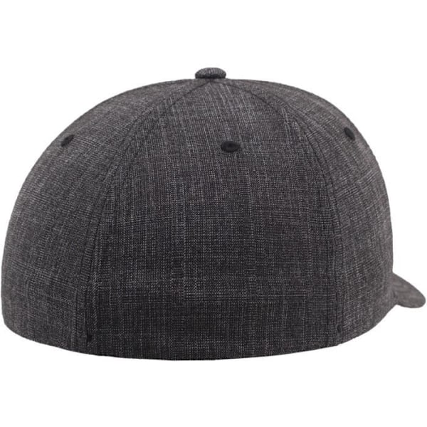 Flexfit FINE MELANGE Strækbar Bue Kasket - sort L/XL