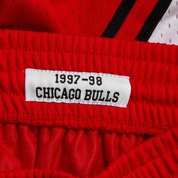 Lyhyt NBA Chicago Bulls 1997-98 Mitchell & Ness Swingman Punainen Miehille Flerfärgad jag