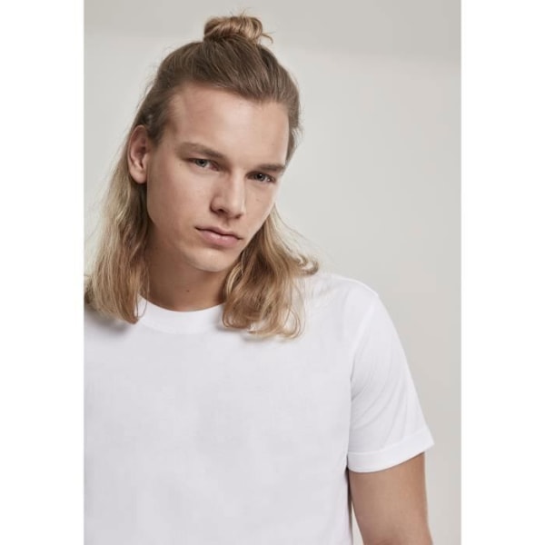 T-shirt - Urban Classic - formet - Hvid - Korte ærmer - 100% bomuld Vit S