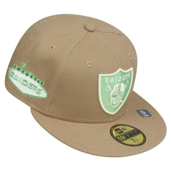 New Era 59Fifty - Las Vegas Raiders - Valkoinen ja ruskea - 100% Polyesteri Brun 8